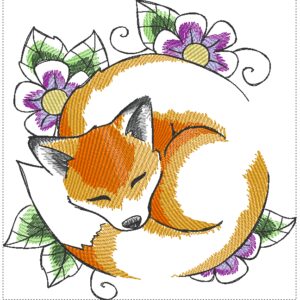 Serviettes de bain avec broderie - Renard Dodo 1