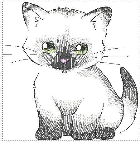 Couverture Bebe Chat Croquis Lara Phenix Creation